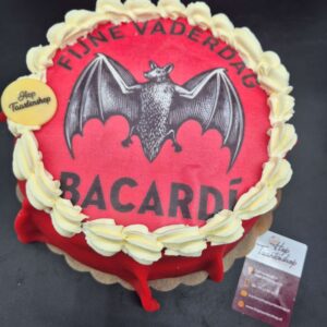 Bacardi Dop taart 6-8 personen