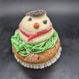 Sneeuwman Cupcake